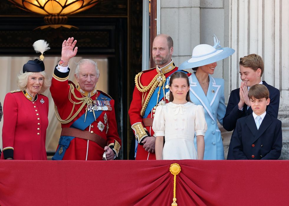Royal Family Trooping the Colour