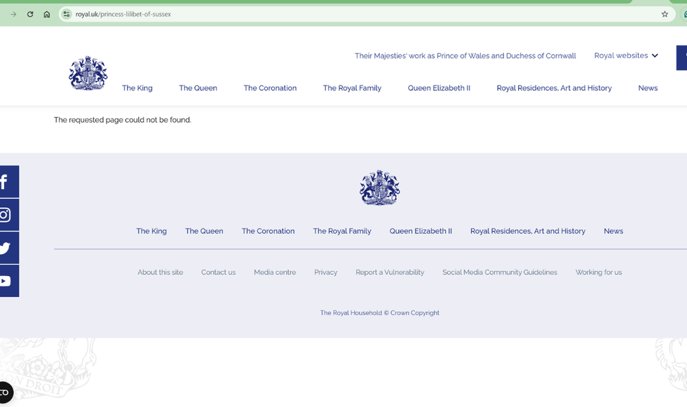 Royal Family website