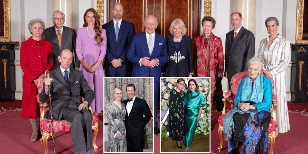 Full list of Royal Family members missing from official Buckingham Palace photograph Full list of Royal Family members missing from official Buckingham Palace photograph
