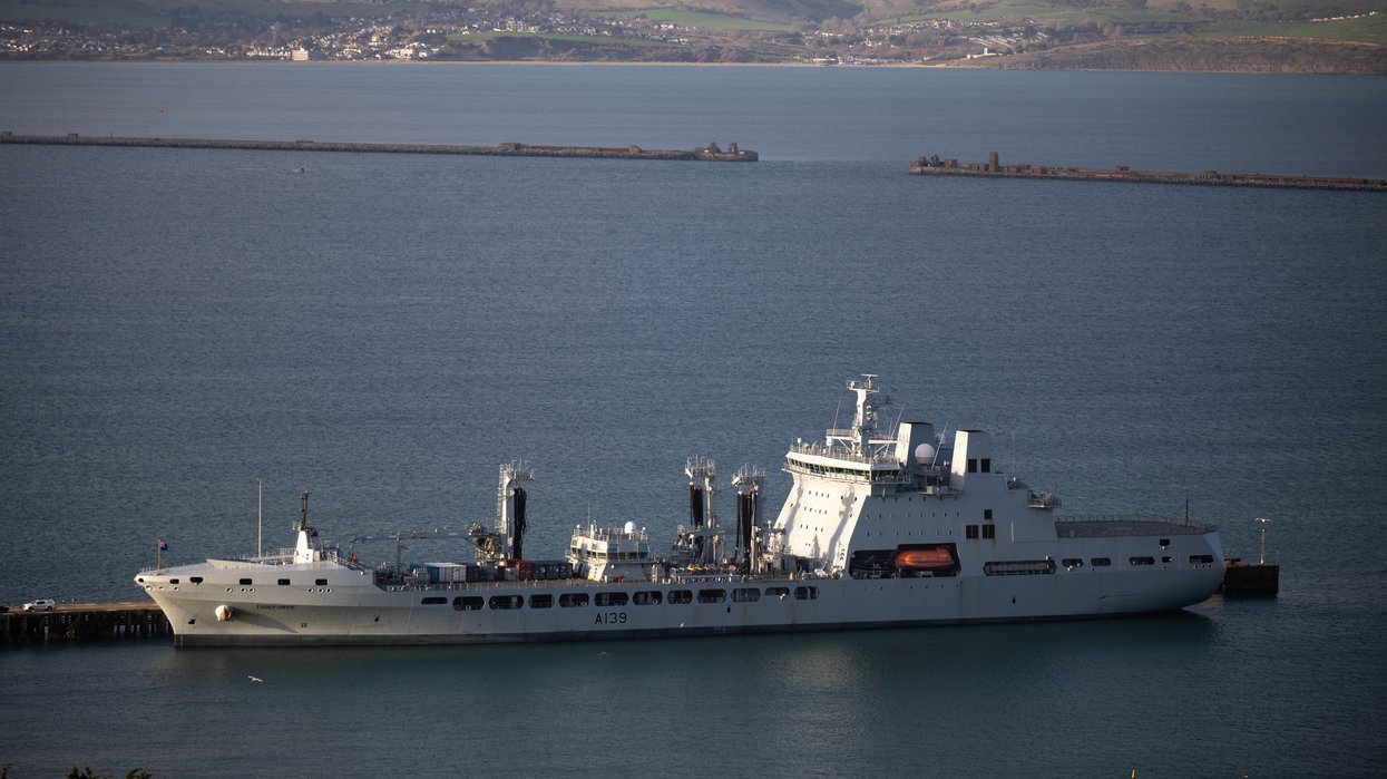 Royal Fleet Auxiliary vessel RFA Tideforce