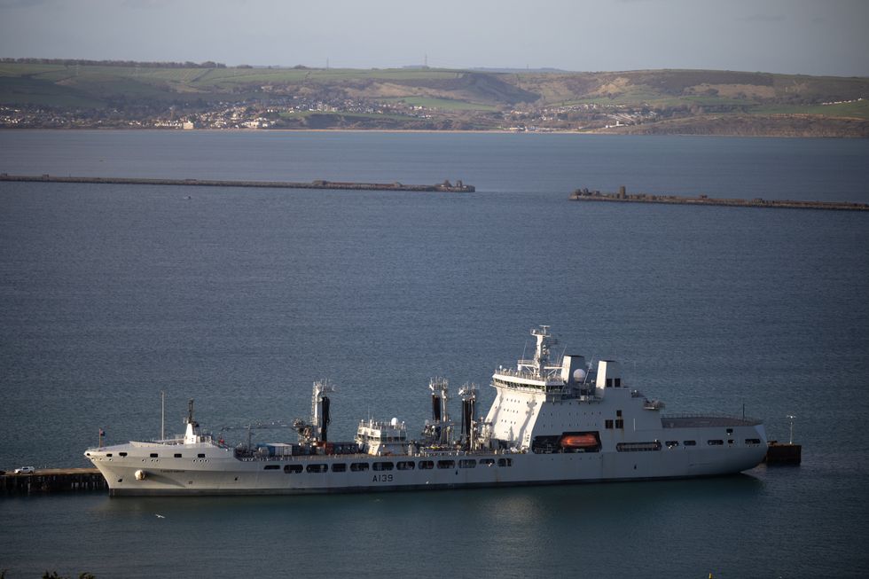 Royal Fleet Auxiliary vessel RFA Tideforce