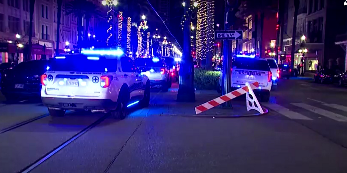 NextImg:'Multiple people' feared dead after car crashes into crowd celebrating New Years on popular party street in major US city