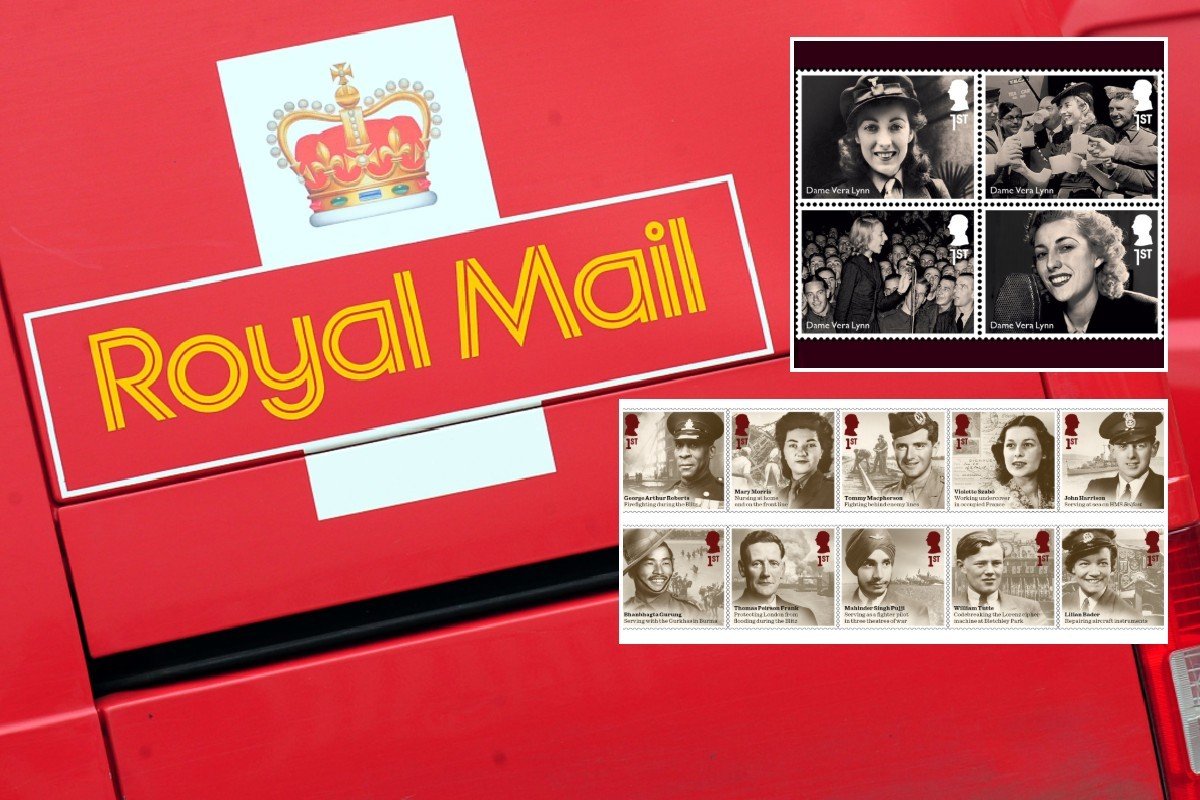 Royal Mail and VE Day 80 stamps