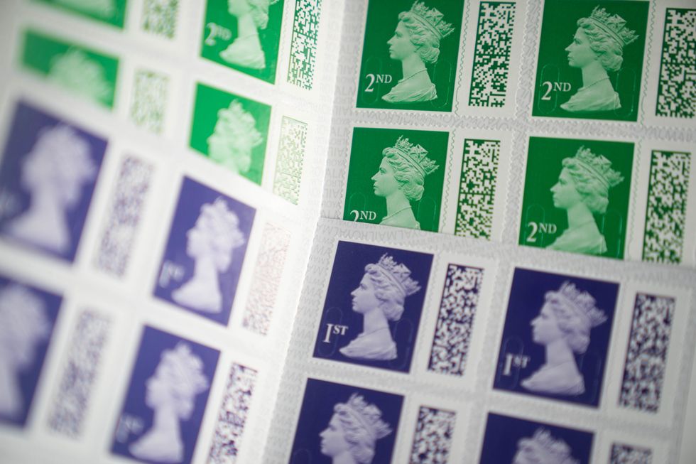 Royal Mail barcoded stamps