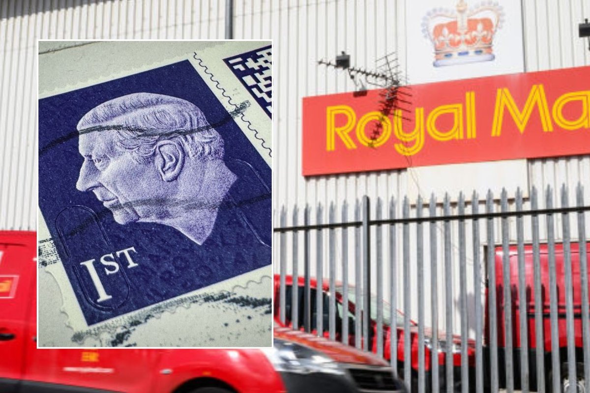 Royal Mail building and stamp
