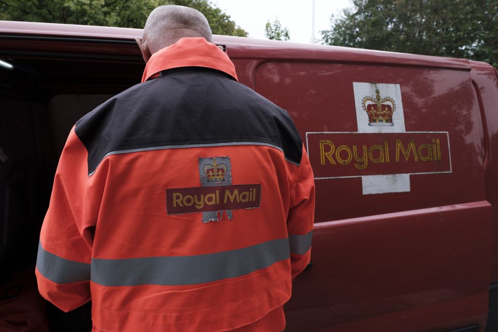 Royal Mail delivery man