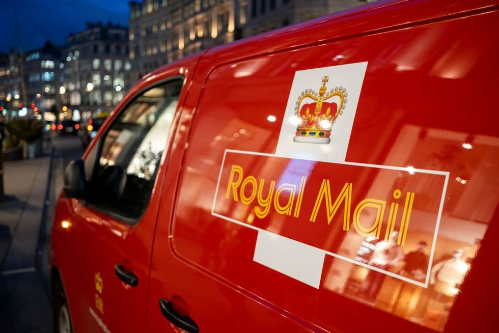 Royal Mail delivery van