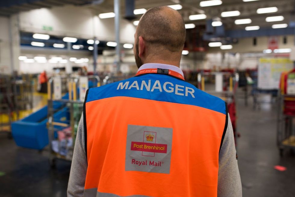 Royal Mail manager