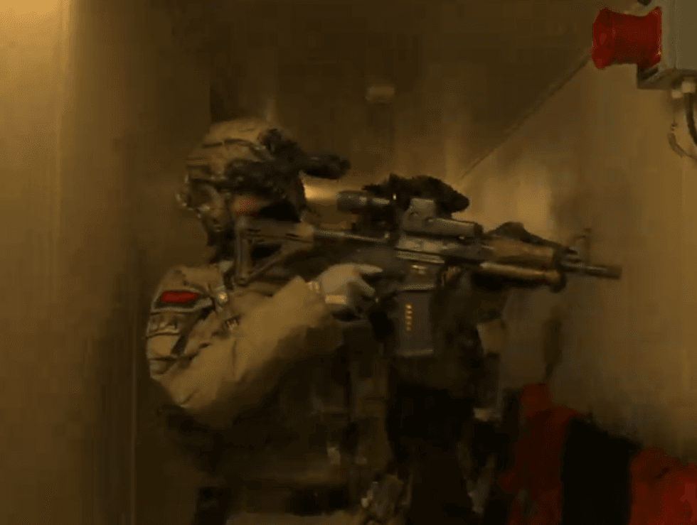 Royal Marine Commandos and National Crime Agency agents boarded the Russian oil tanker this morning