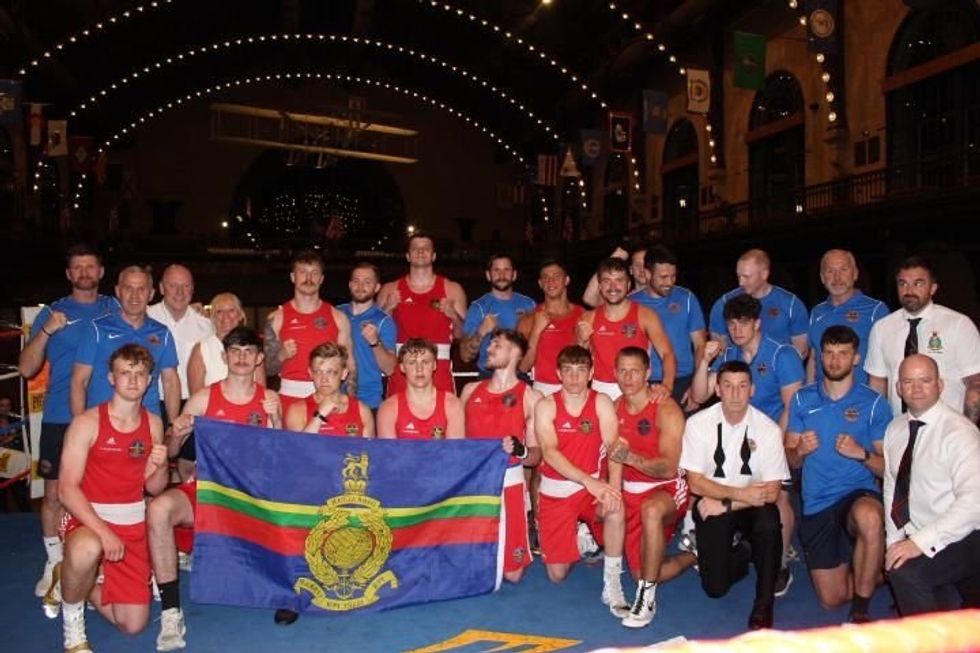 Royal Marines Boxing Team