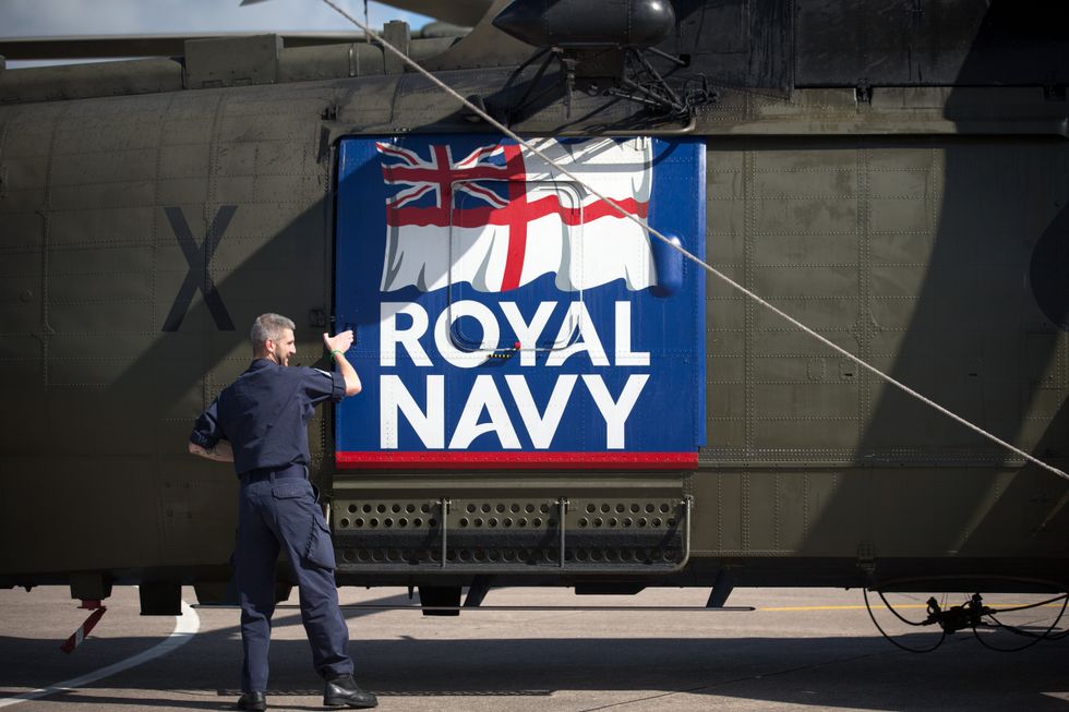 Royal Navy helicopter