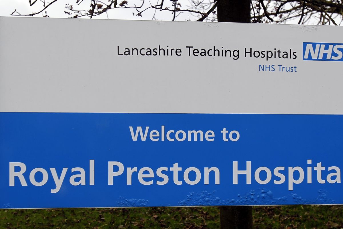 Royal Preston Hospital Sign