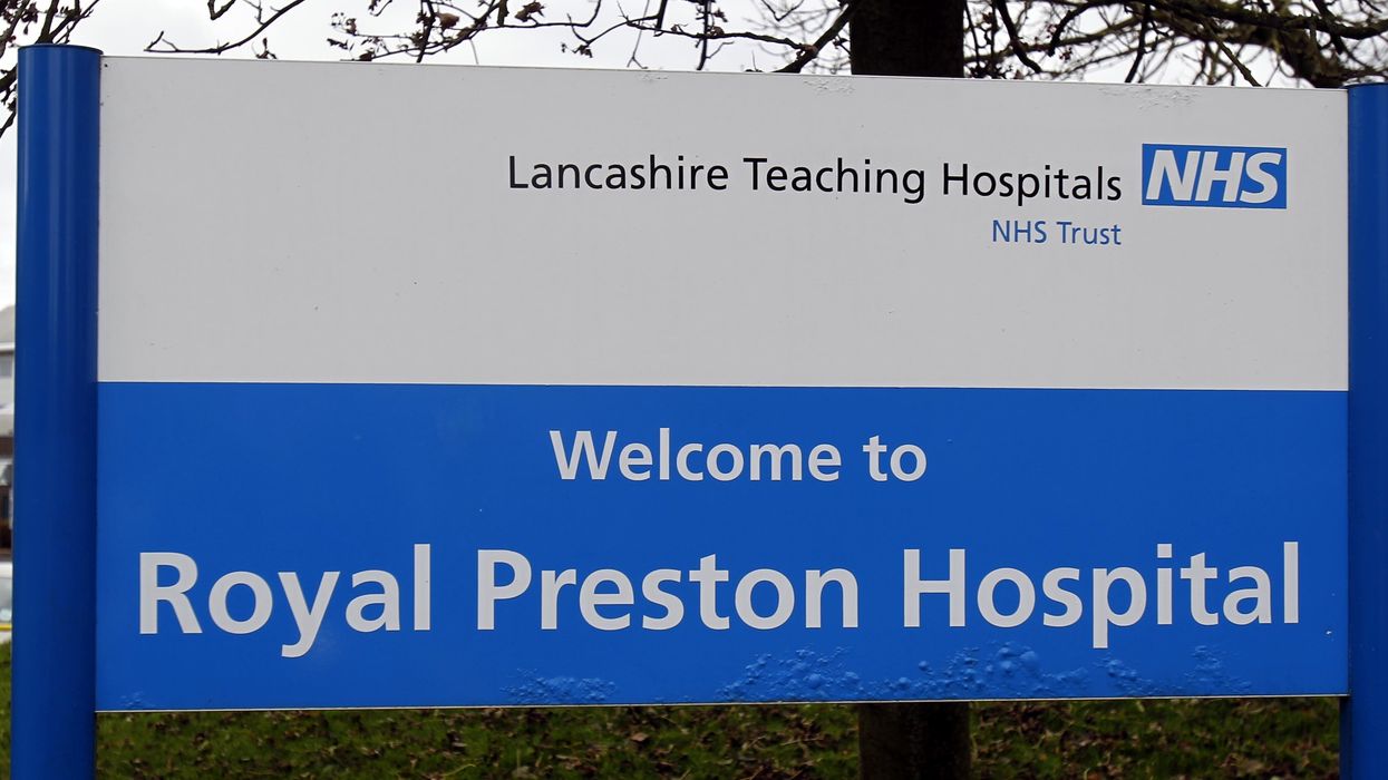 Royal Preston Hospital Sign