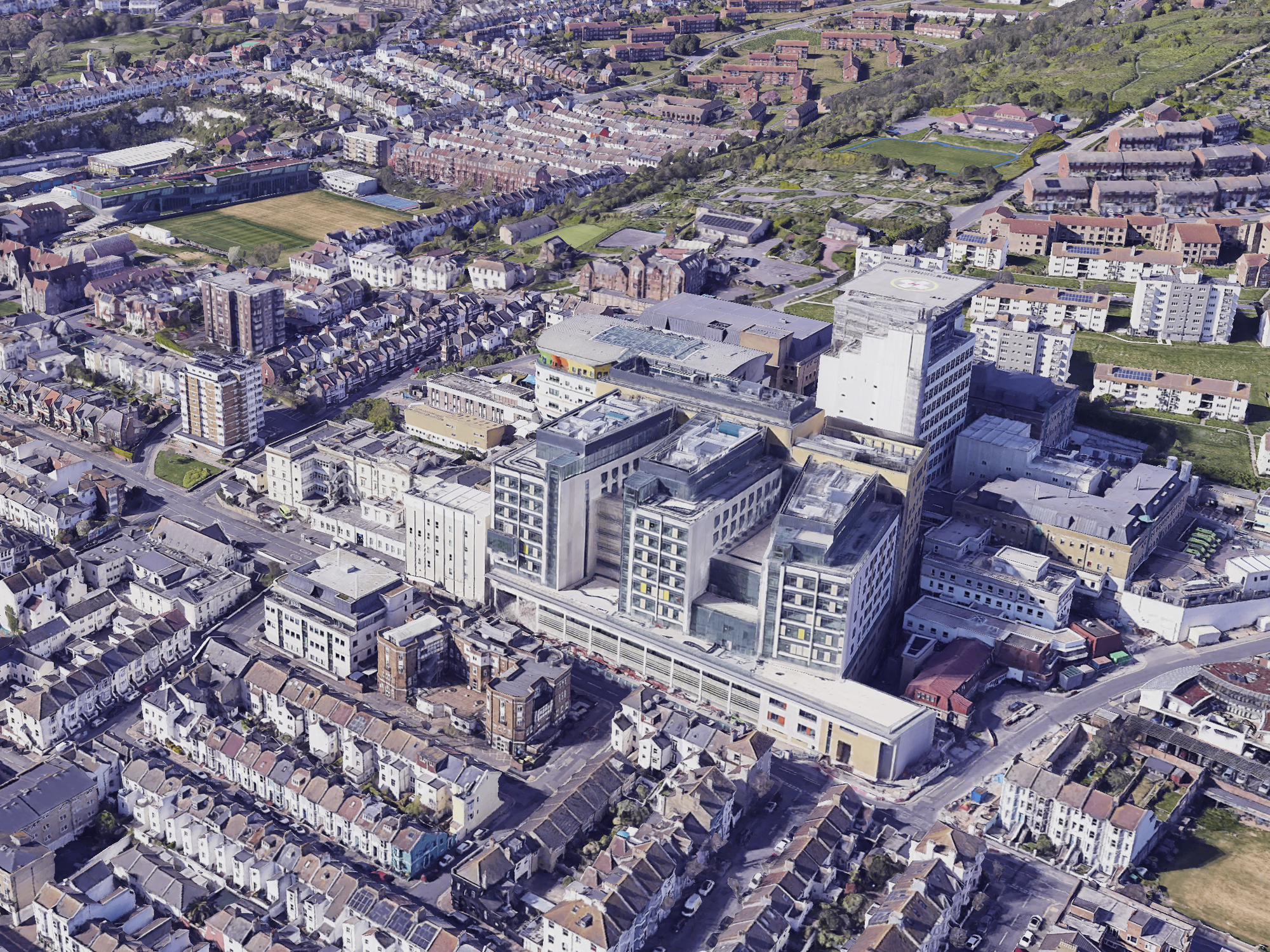 Royal Sussex County Hospital in Brighton