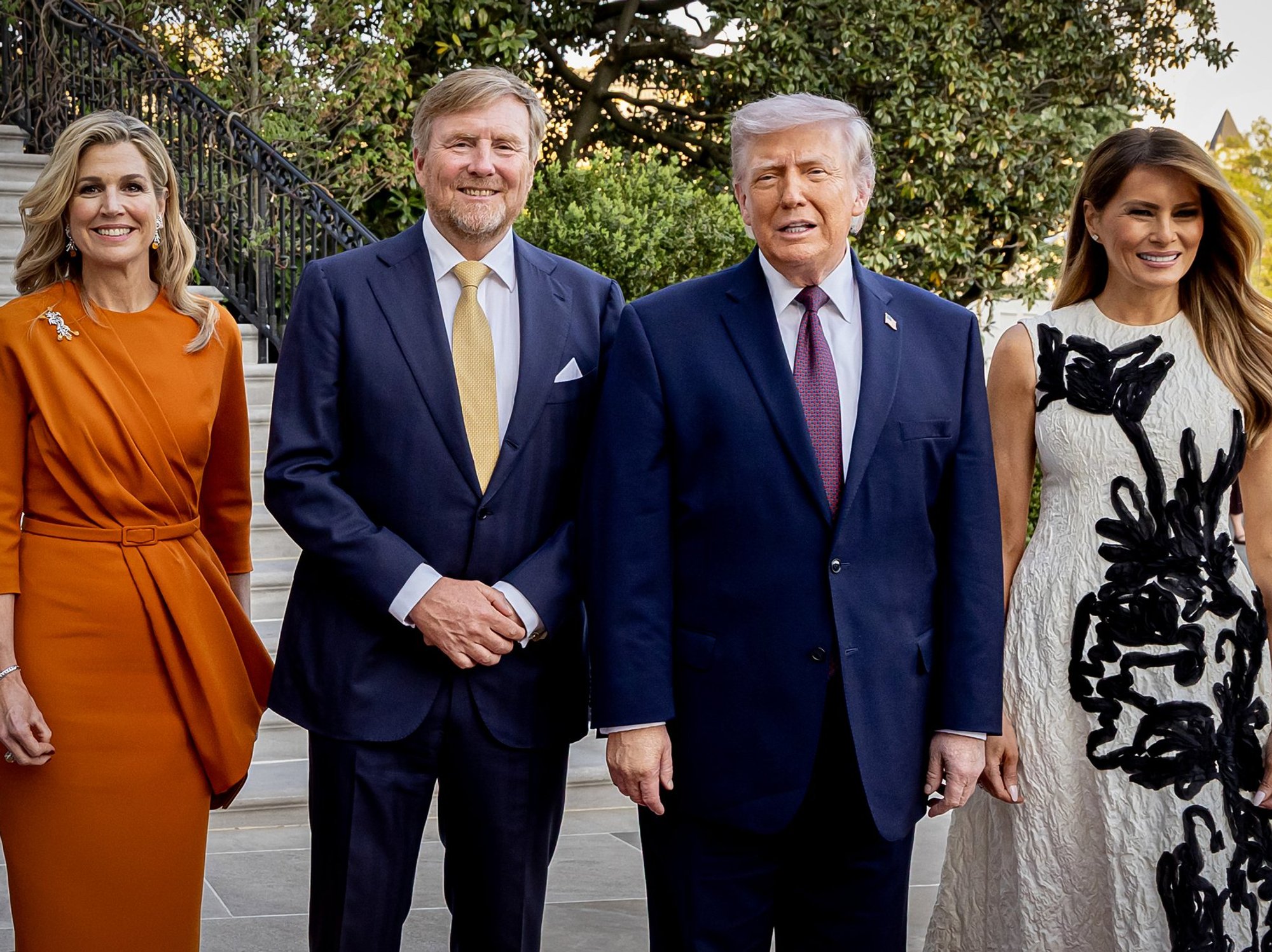 Royals, Melania and Donald Trump