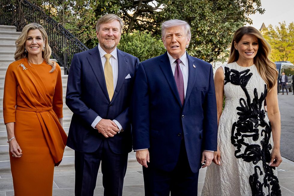 Royals, Melania and Donald Trump