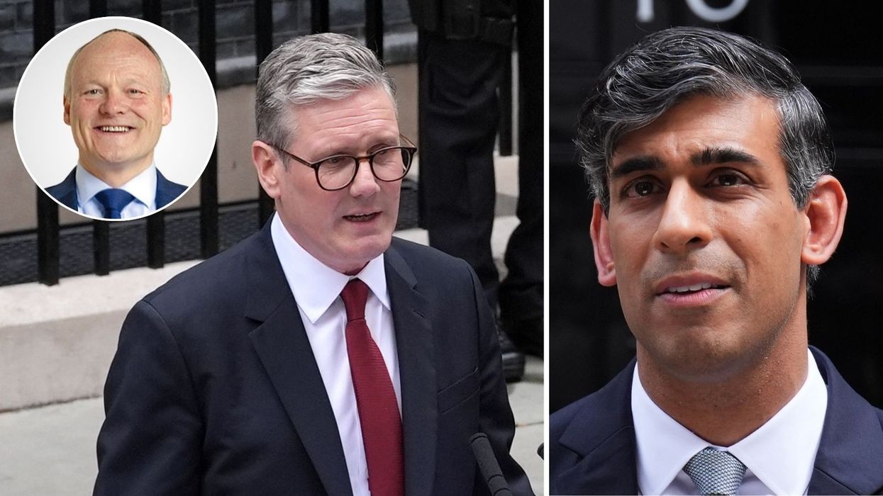 Royston Smith, Keir Starmer and Rishi Sunak
