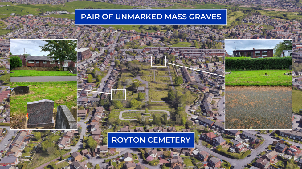 Royton Cemetery map