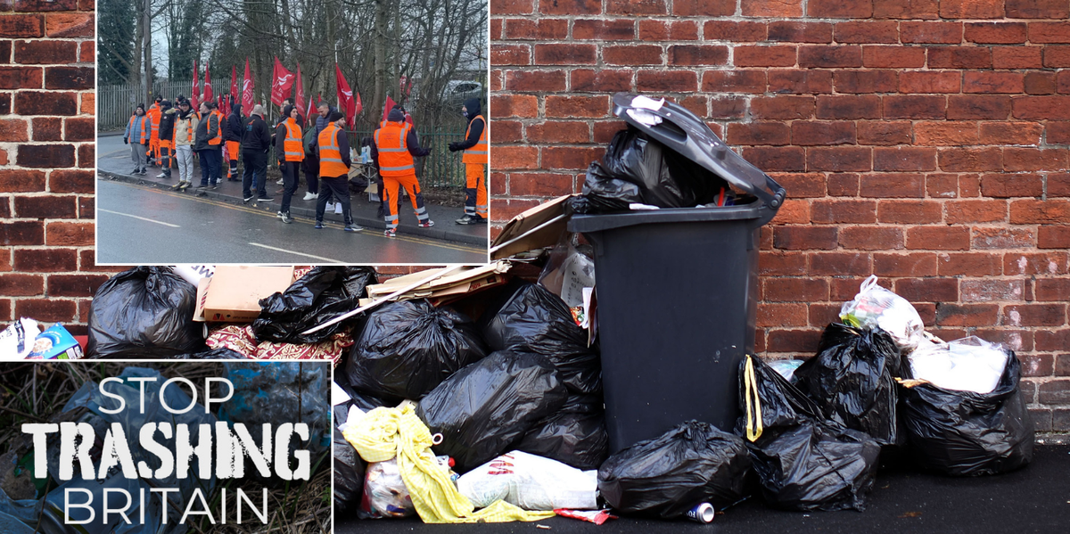NextImg:Streets filled with rubbish and 'giant rats' as bin workers strike leaves residents despairing