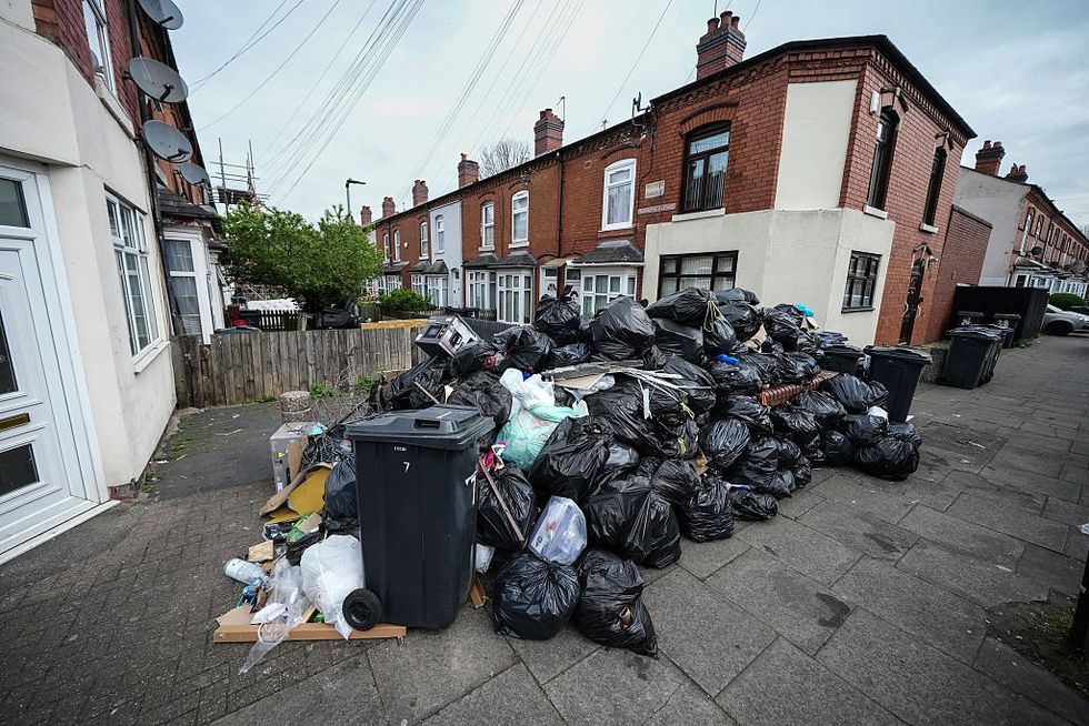 Rubbish in Birmingham
