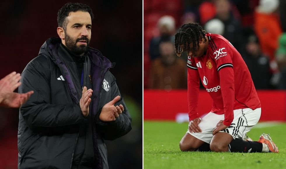 Ruben Amorim was furious with his squad after United's 1-0 defeat to Everton