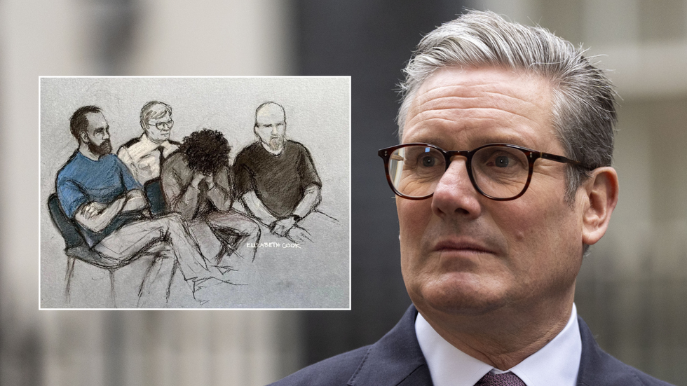 Rudakubana court sketch/Starmer