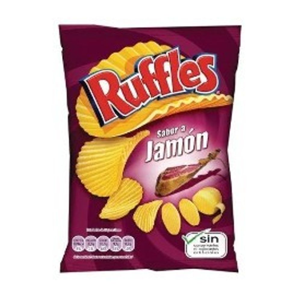 Ruffles Sabor a Jam\u00f3n Crisps
