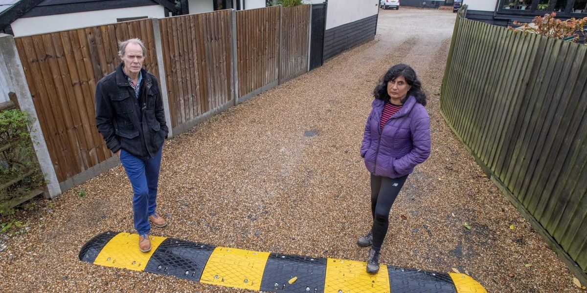 NextImg:Speed bump row in leafy village causes aggression between neighbours