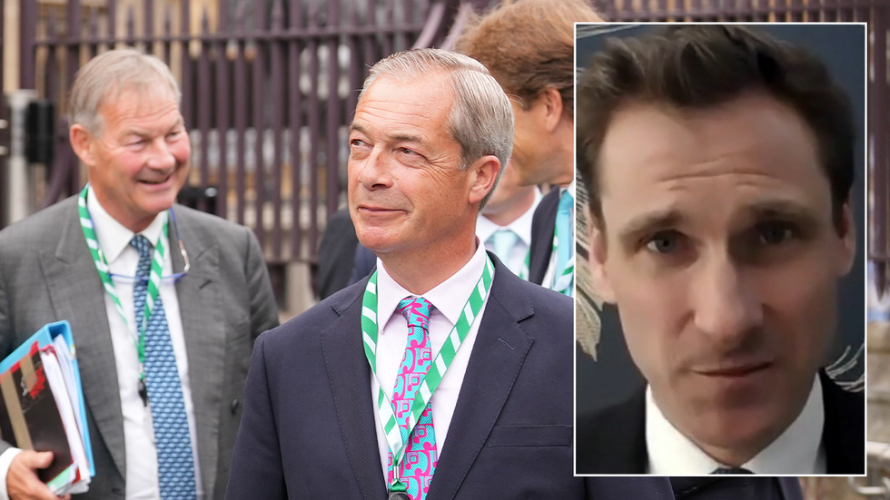 Rupert Lowe, Nigel Farage and Chris Philp