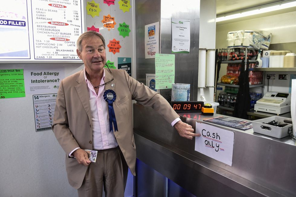 Rupert Lowe was out campaigning in Makerfield over the weekend