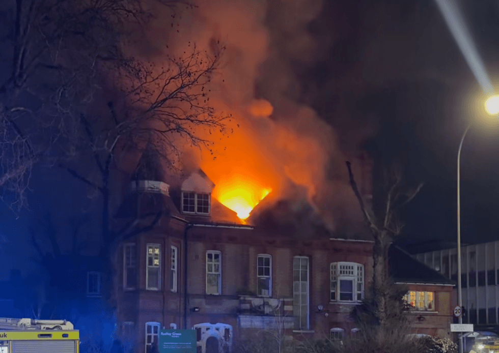 Fire engulfs London nursery as dozens of firefighters rush to scene to tackle huge blaze