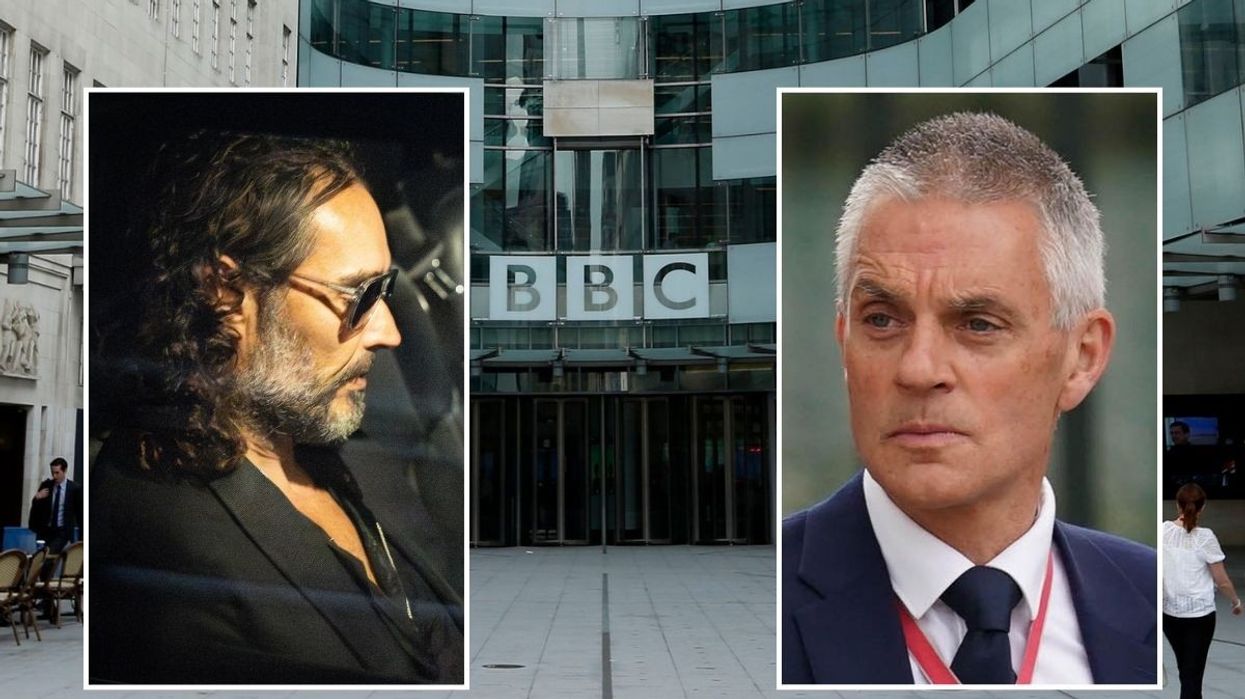 Russel Brand/BBC HQ/Tim Davie