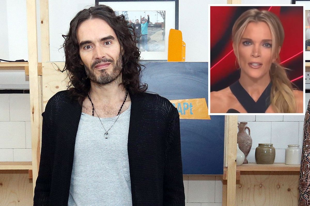 Russell Brand and Megyn Kelly