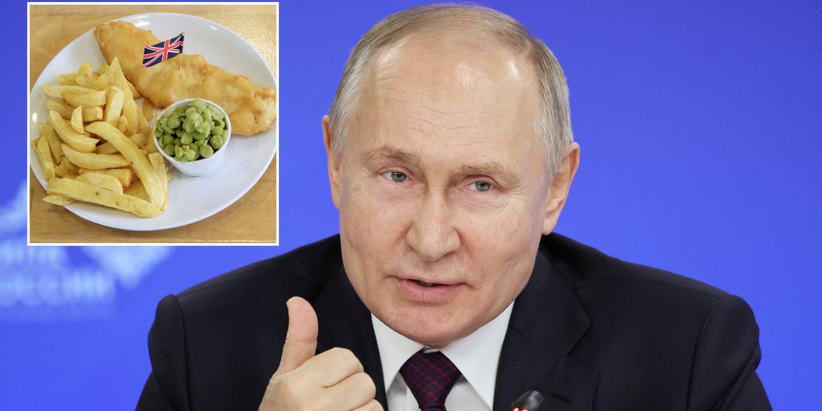 NextImg:Putin threatens Britain's fish and chips as Russia bans trawlers from cod and haddock supplies