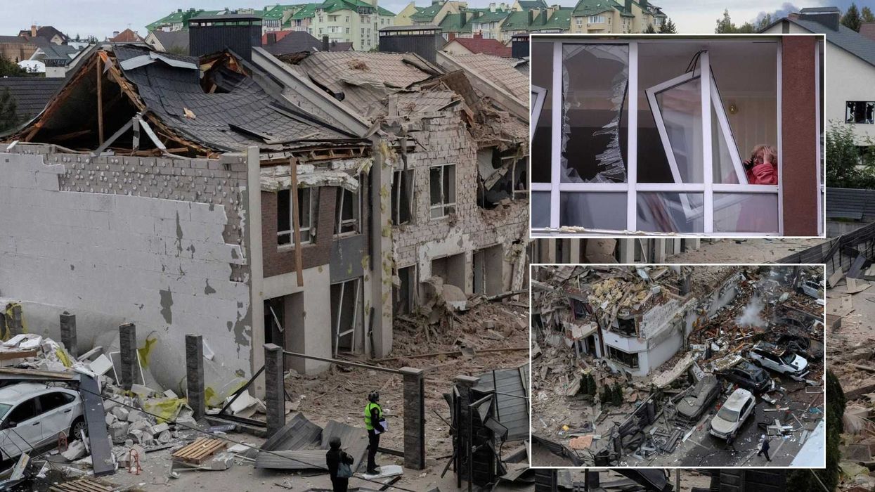 Russia launches one of the largest drone and missile attacks on Kyiv killing at least four people as Poland urgently scrambles jets to border