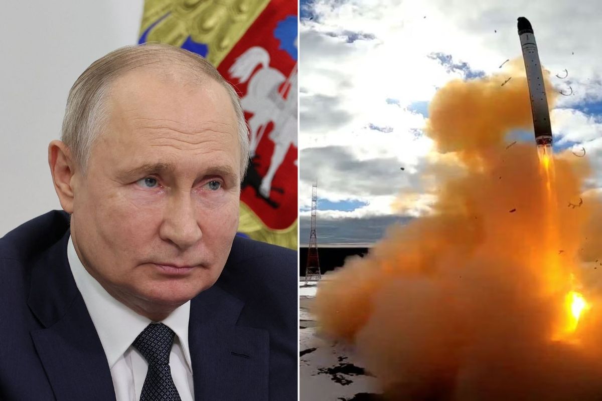 Russia puts 'Satan II' nuclear missile 'on combat duty' with each one capable of carrying 10 warheads