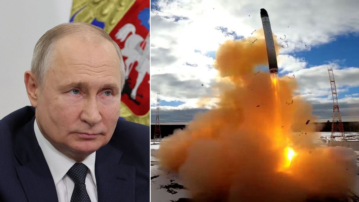 Russia puts 'Satan II' nuclear missile 'on combat duty' with each one capable of carrying 10 warheads