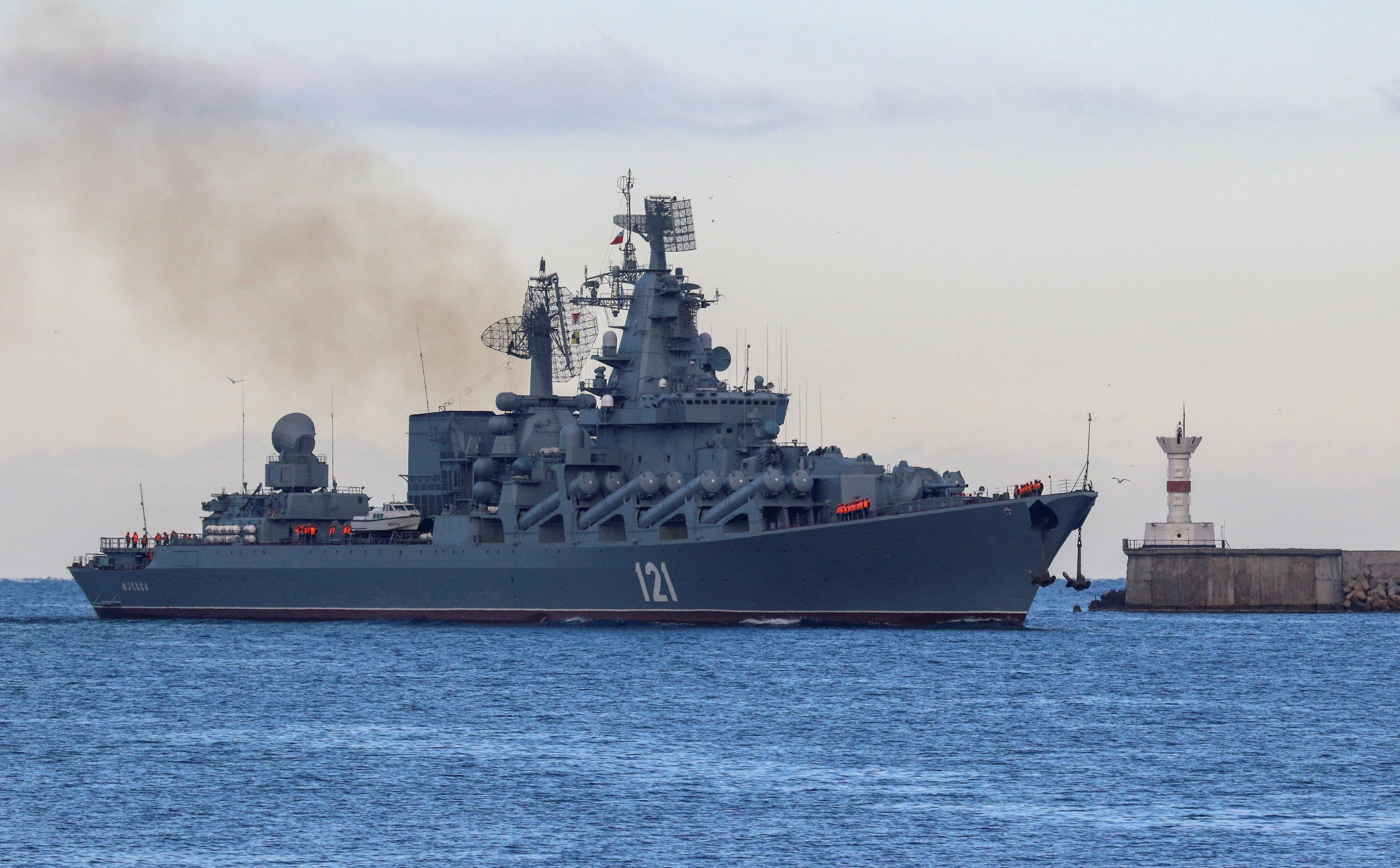 Russia's Moskva warship