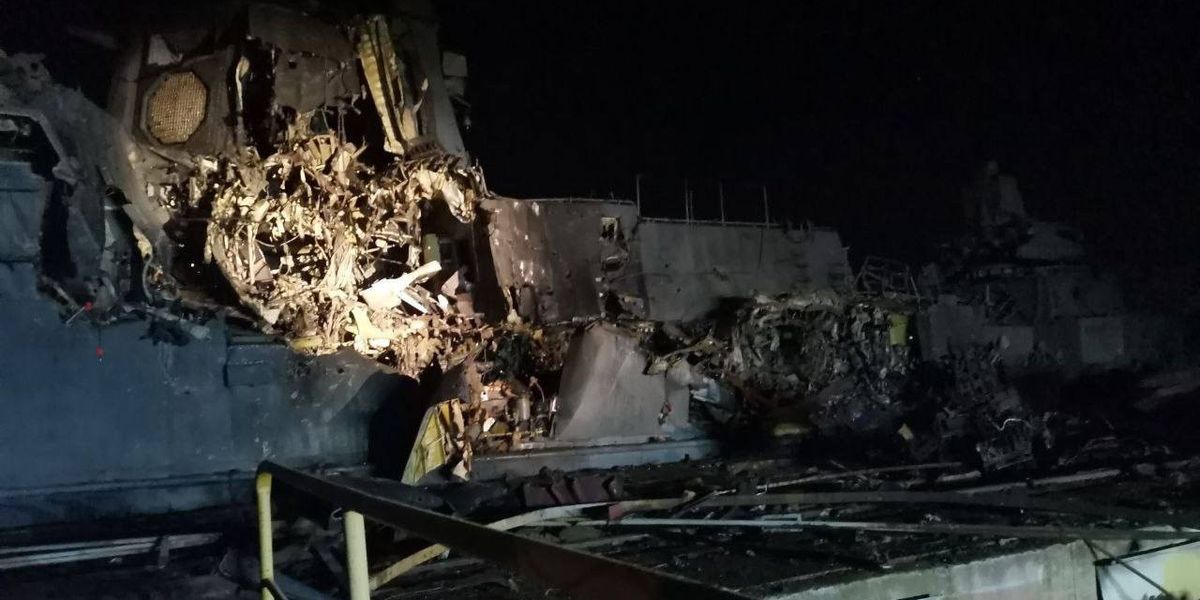 NextImg:Russia's newest 'stealth' ship destroyed after Ukrainian forces launch blistering strike