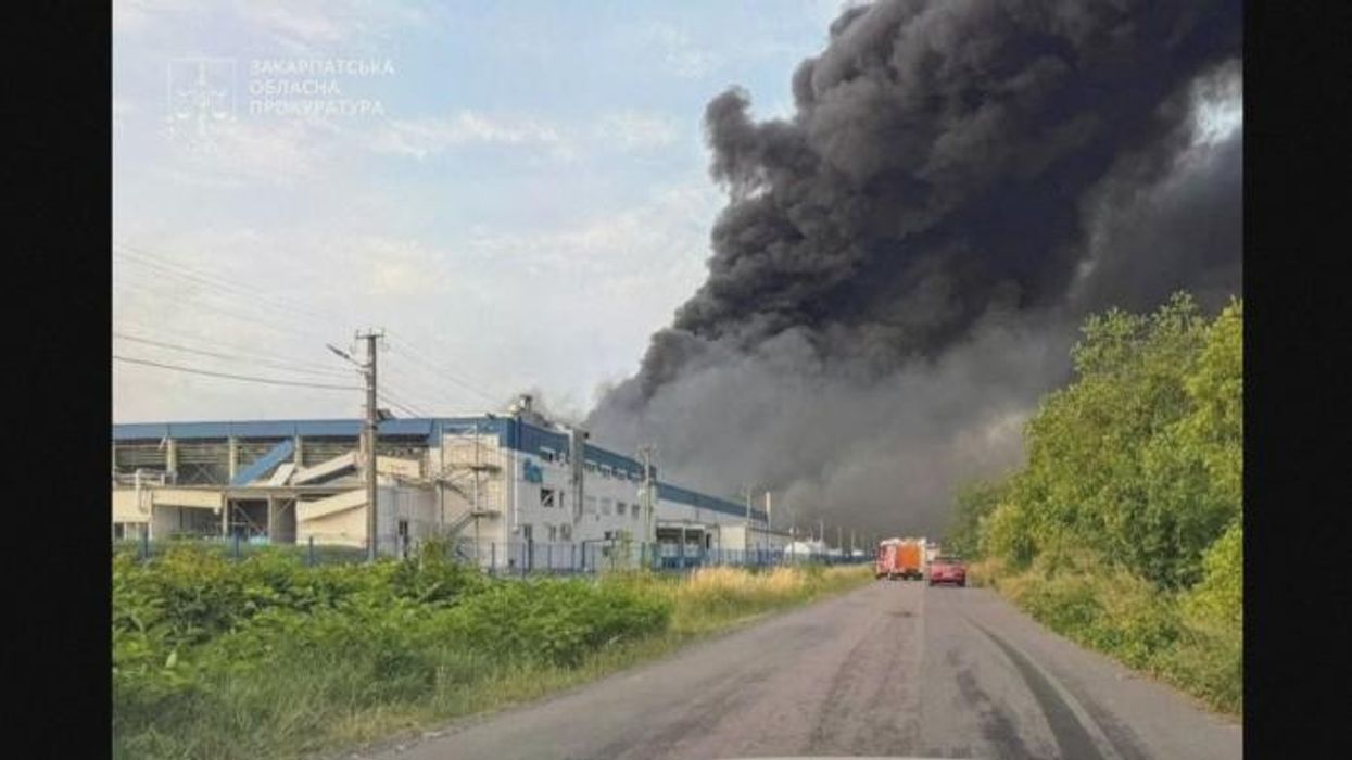 Russia bombs US factory in Ukraine in one of war's largest aerial attacks