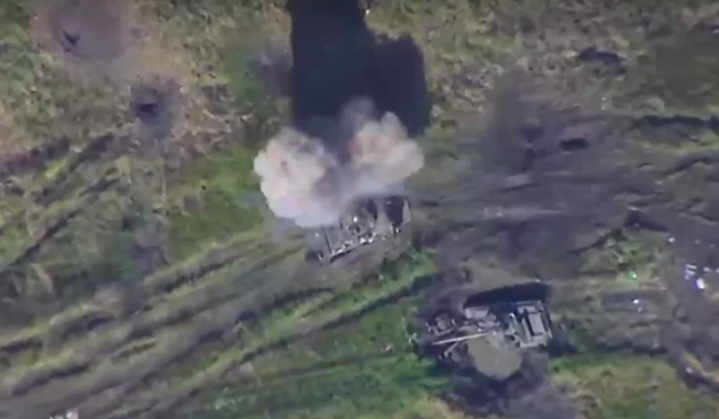 Russian drone footage