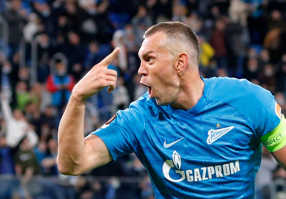 Russian footballer Artem Dzyuba