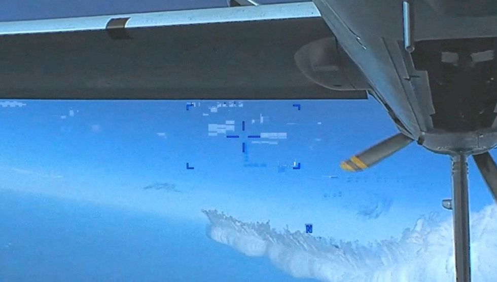 Russian jet close up