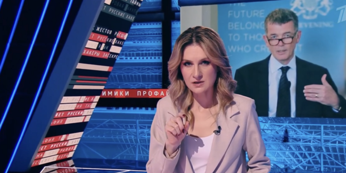 NextImg:Putin's media cheerleaders left red-faced after broadcasting MI6 recruitment message on national TV