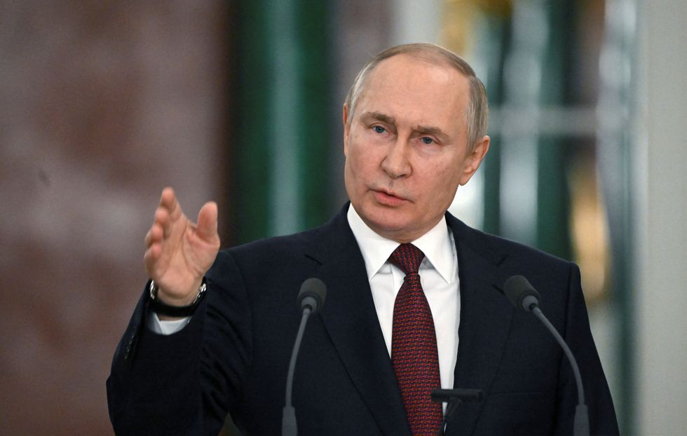 Russian President Vladimir Putin speaks during a news conference after a meeting of the State Council on youth policy in Moscow, Russia, December 22, 2022. Sputnik/Sergey Guneev/Pool via REUTERS ATTENTION EDITORS - THIS IMAGE WAS PROVIDED BY A THIRD PARTY.\u2028