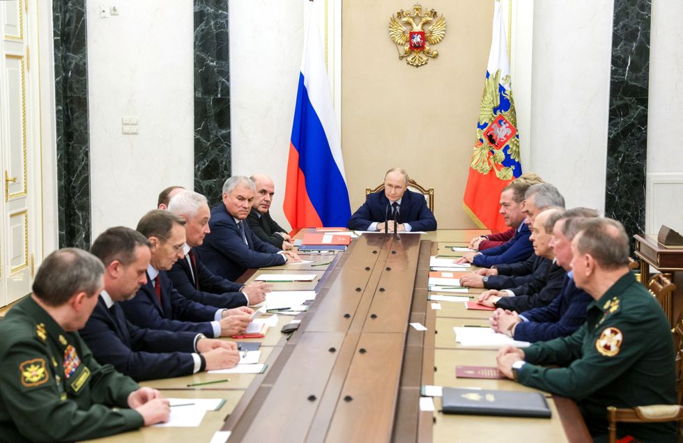 Russian security council meeting