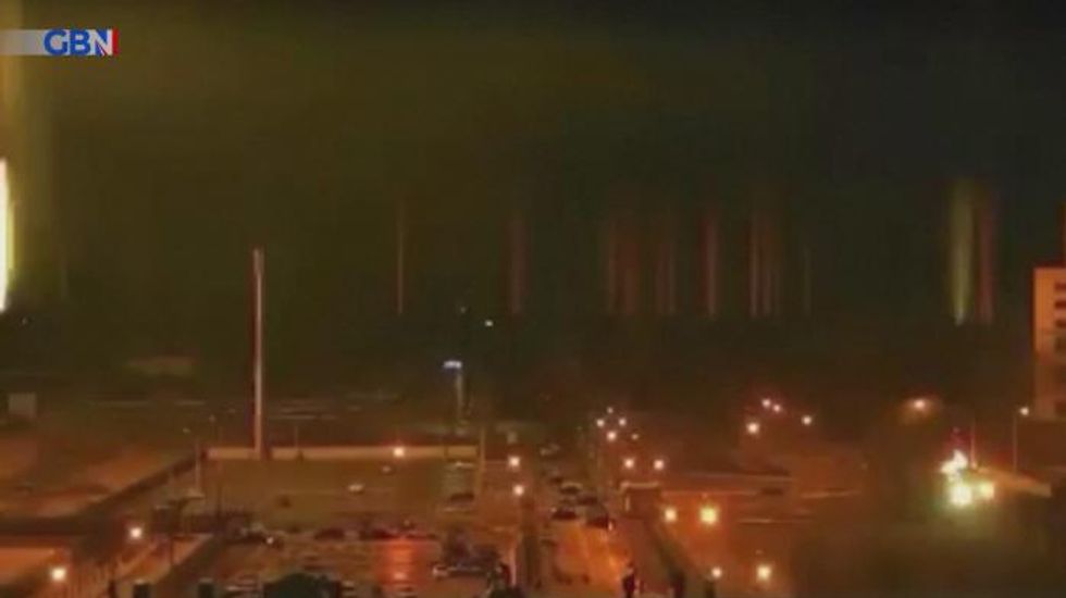 Russian shelling causes Europe’s largest nuclear power station to catch fire