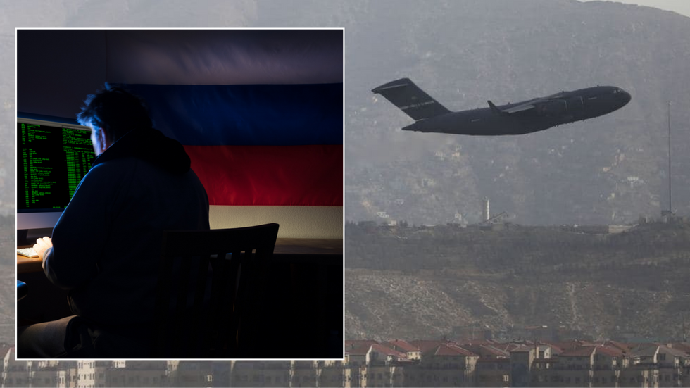 Russian spy (stock)/Evacuation flight in Kabul