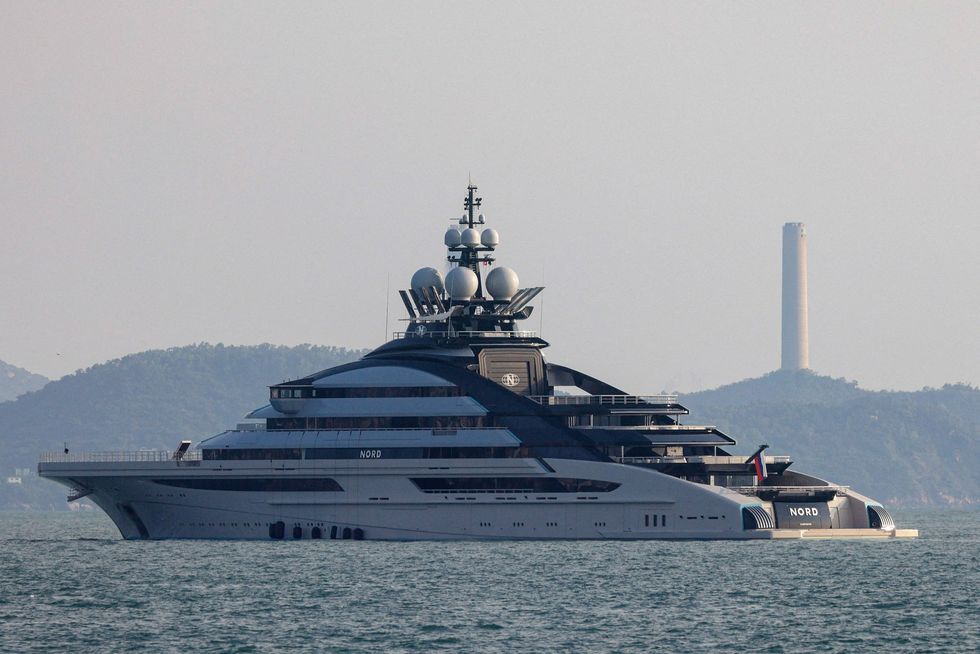 Russian superyacht