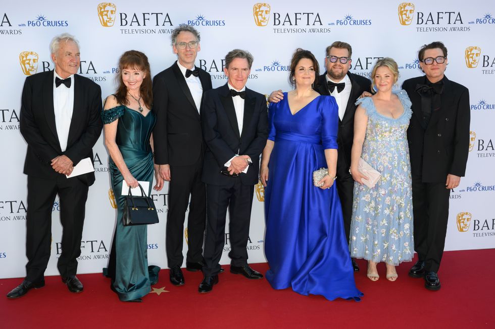 Ruth Jones with the Gavin and Stacey cast